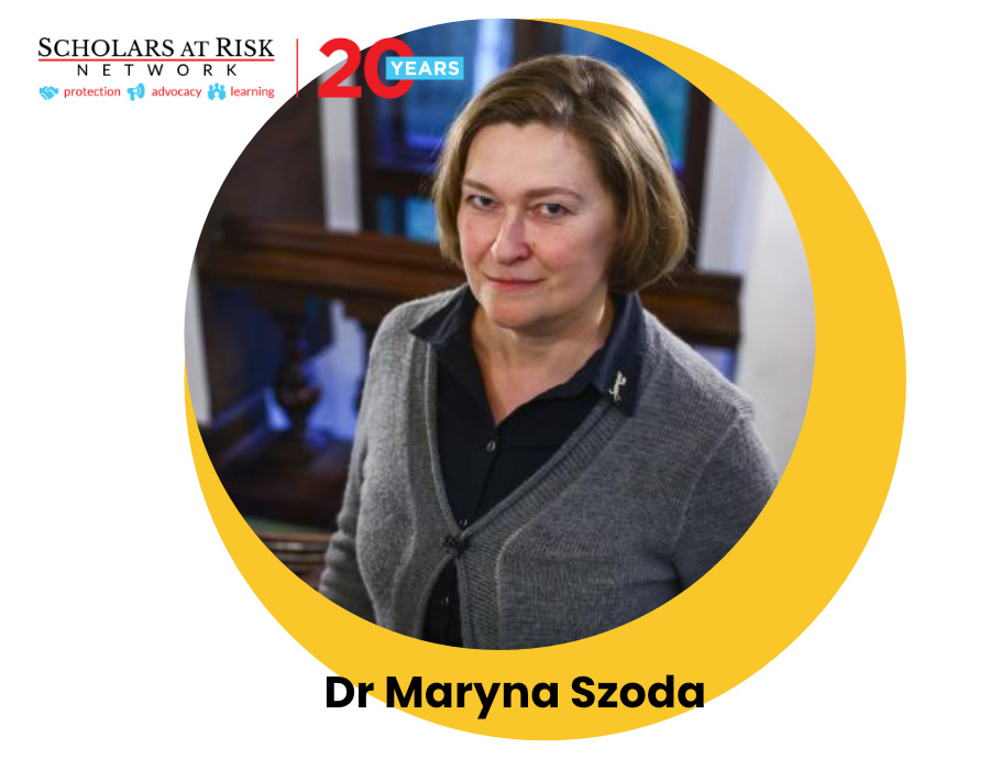 Dr Maryna Szoda kolejną stypendystką SAR w Krakowie