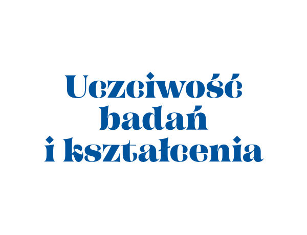 Uczciwość badań i kształcenia