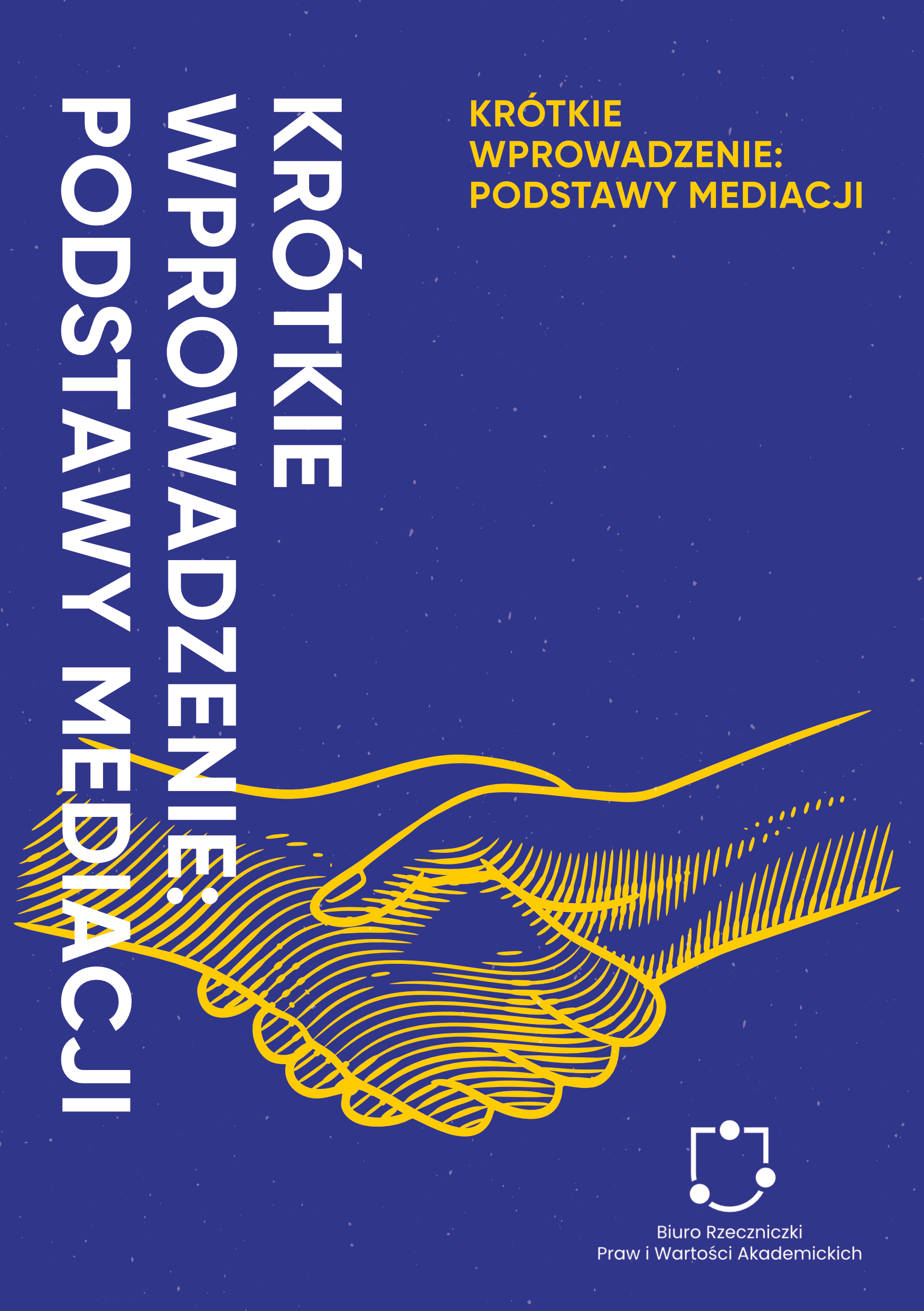 Okładka: krótkie wprowadzenie: podstawy mediacji